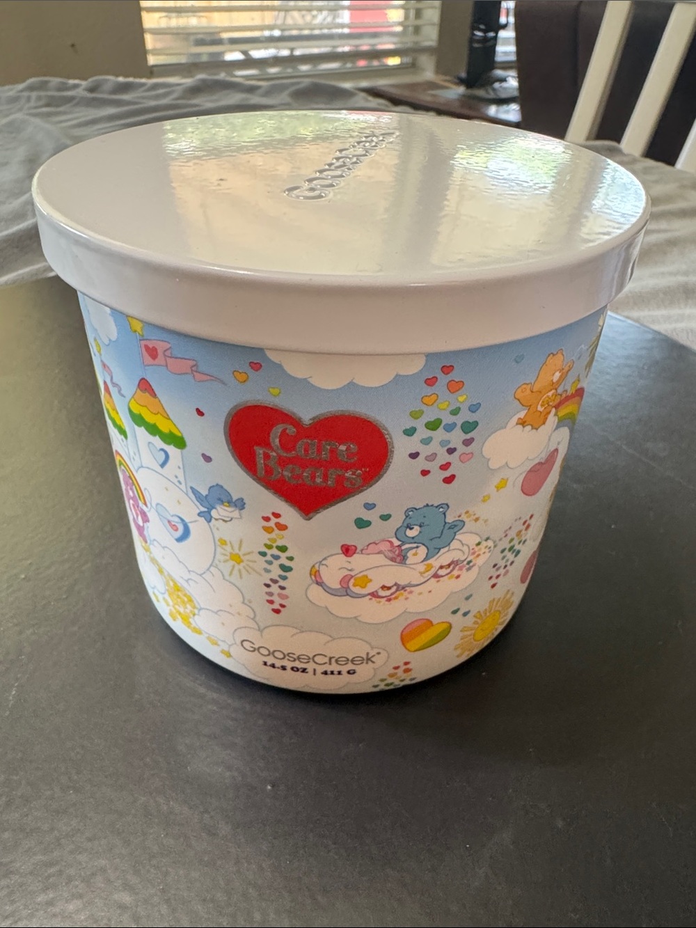 Goose Creek Care Bears 3 Wick Candle NEW Dream Clouds Scent Lead Free Soy Base